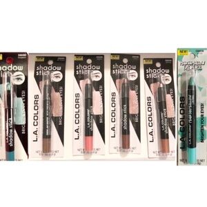 2pack Assorted Creamy metallic eye Shadow stick & marshmallow eye‎ pencils Free